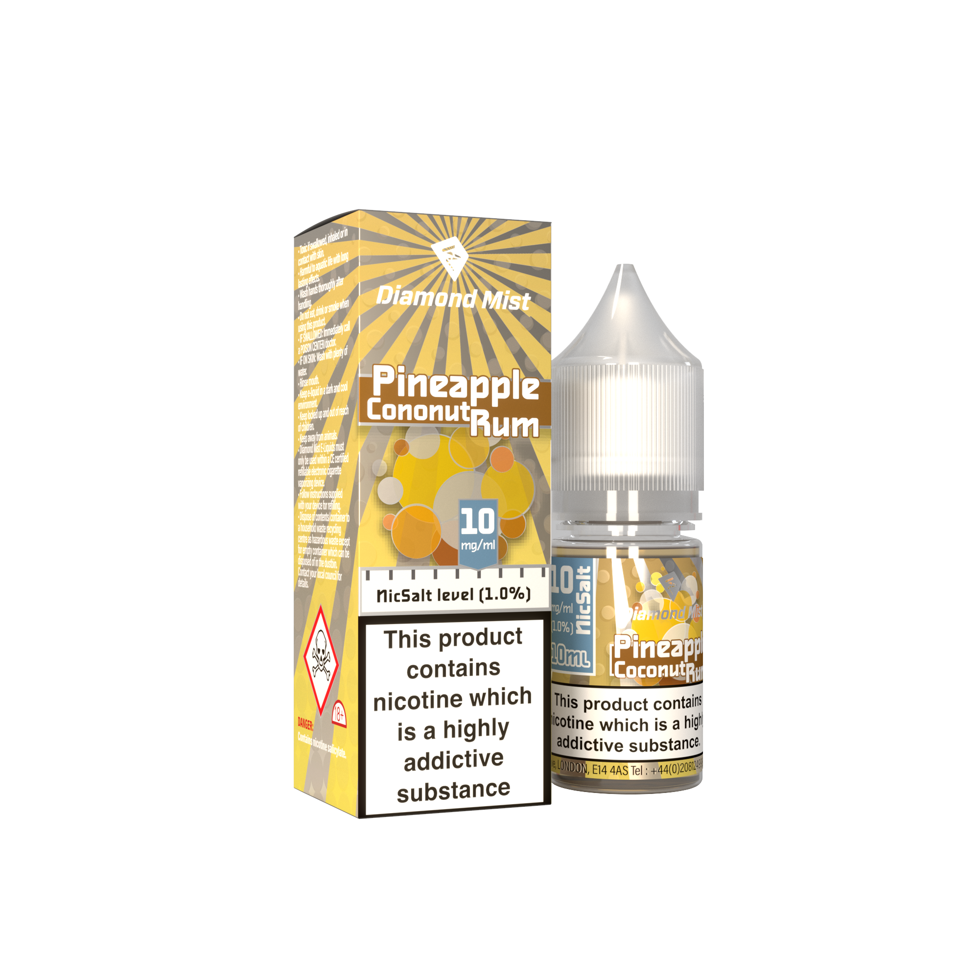 Pineapple Coconut Rum Nic Salt